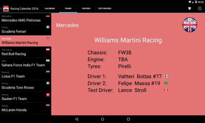 Racing Calendar 2023 android App screenshot 2